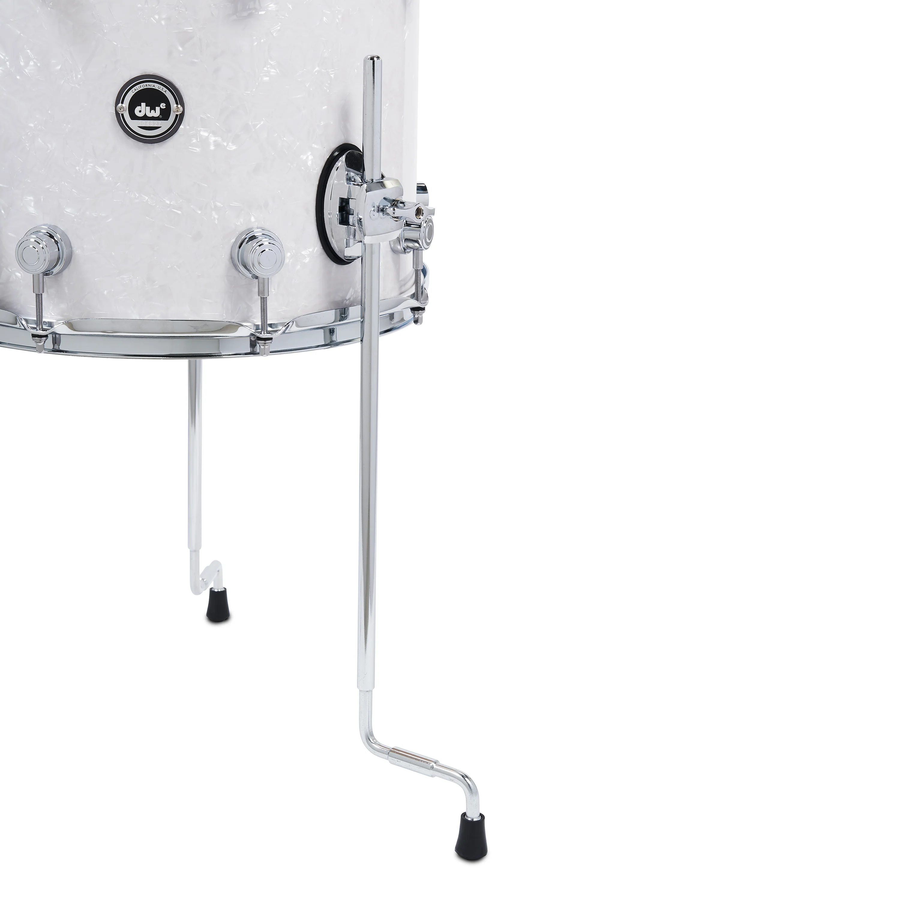 DWe 4-piece Kit Bundle with Roland Cymbals, Hardware & V51 Module - White Marine Pearl - Image 6