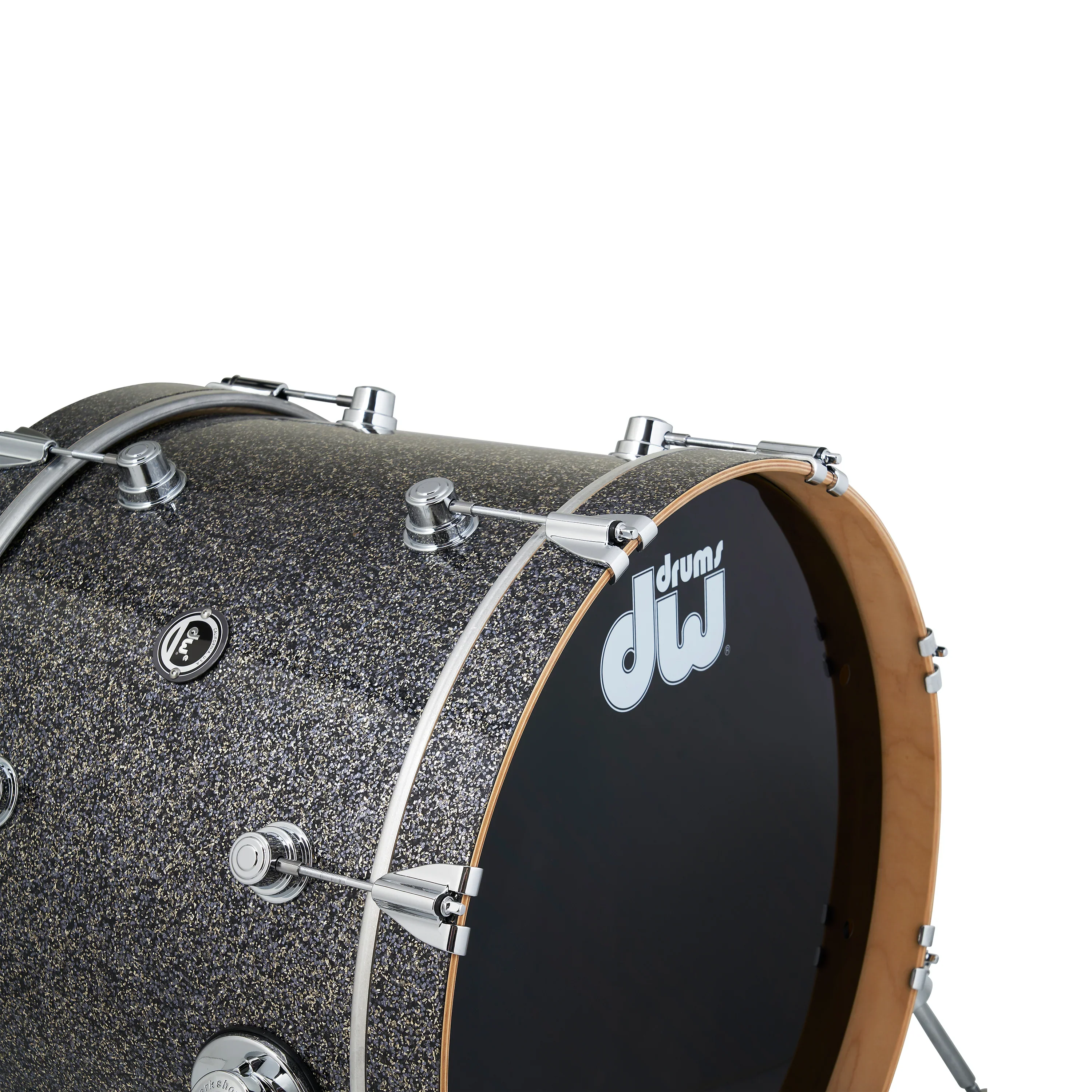 DWe 4-piece with DWe cymbals, Hardware & Soundworks - Black Galaxy - Image 7