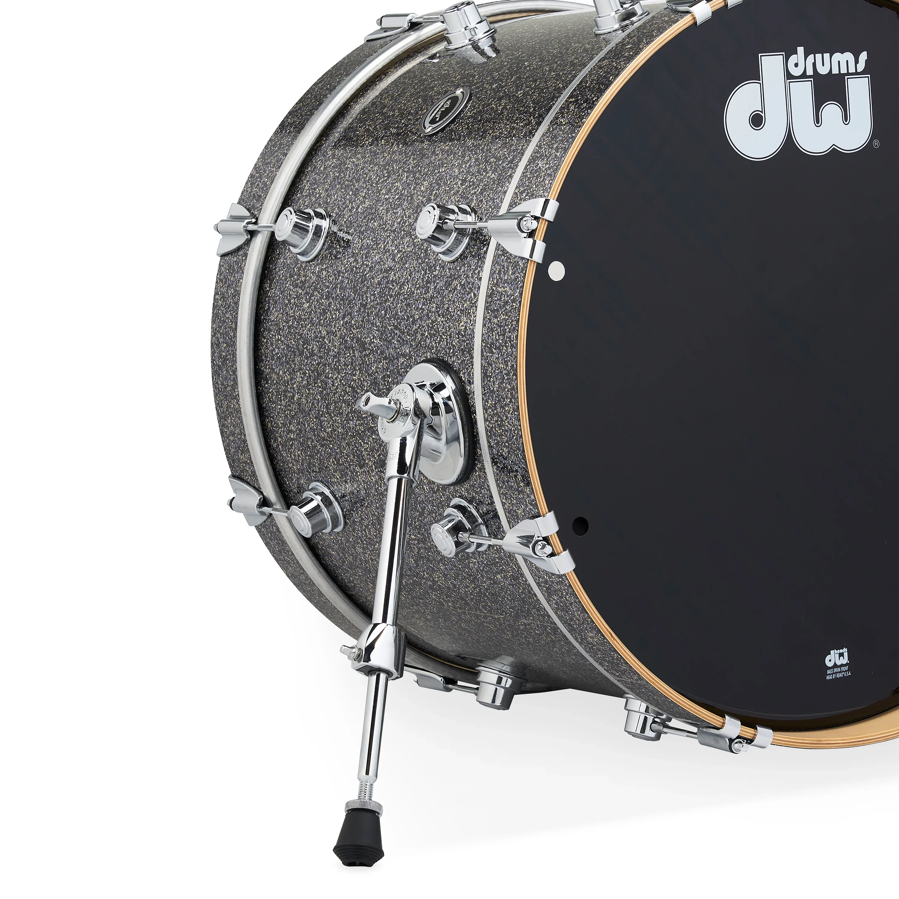 DWe 4-piece with DWe cymbals, Hardware & Soundworks - Black Galaxy - Image 8