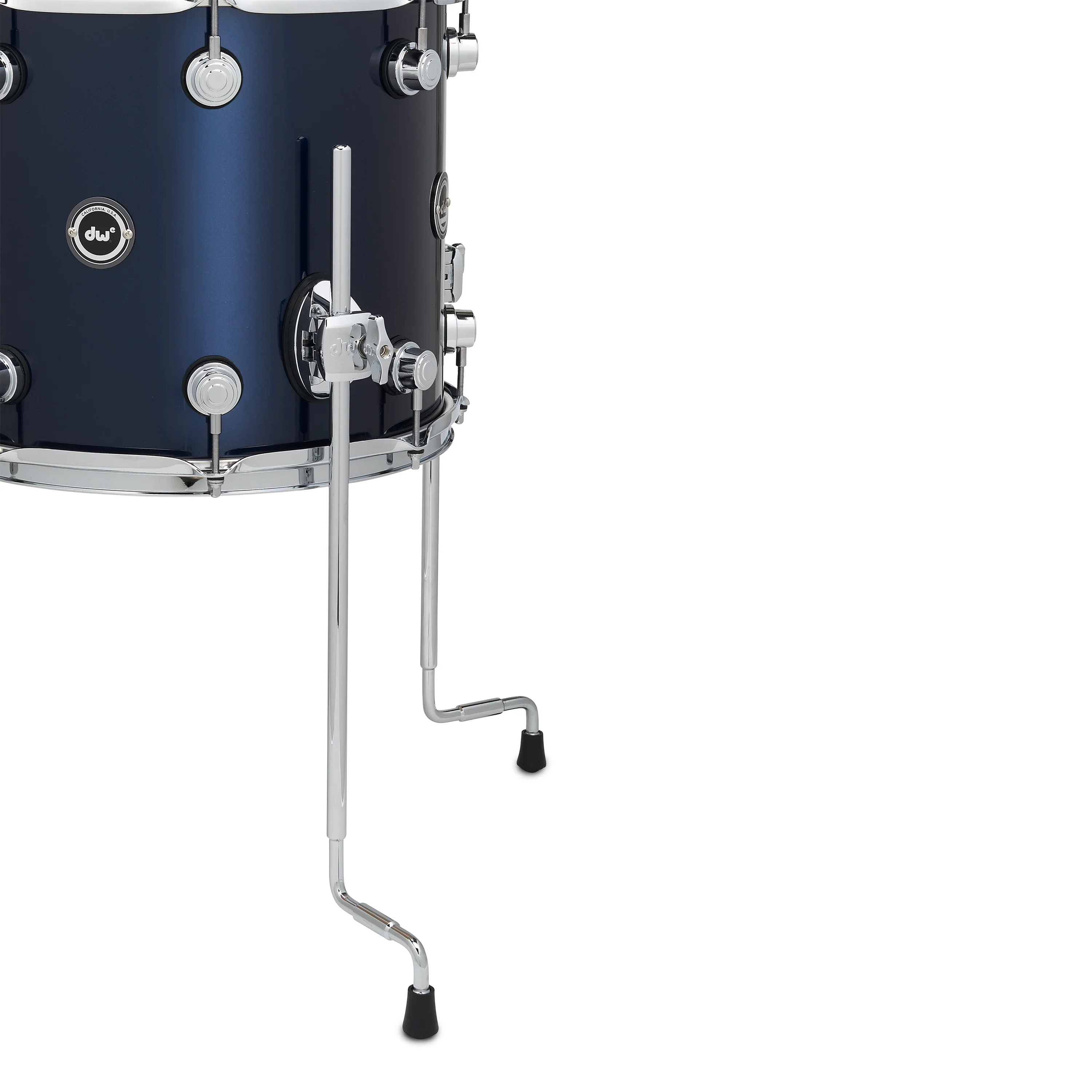 DWe 4-piece with DWe cymbals, Hardware & Soundworks - Midnight Blue Metallic - Image 6
