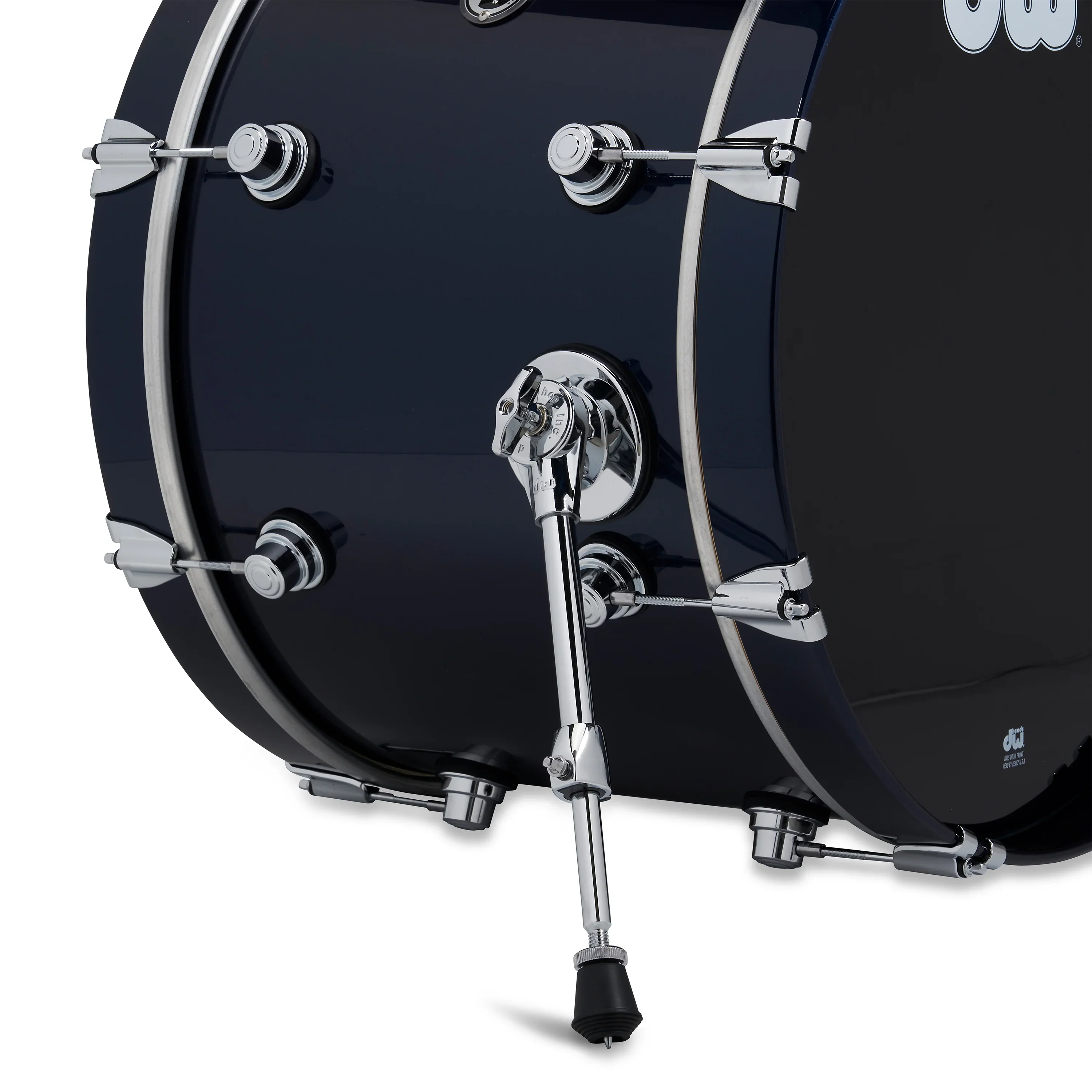DWe 4-piece with DWe cymbals, Hardware & Soundworks - Midnight Blue Metallic - Image 8