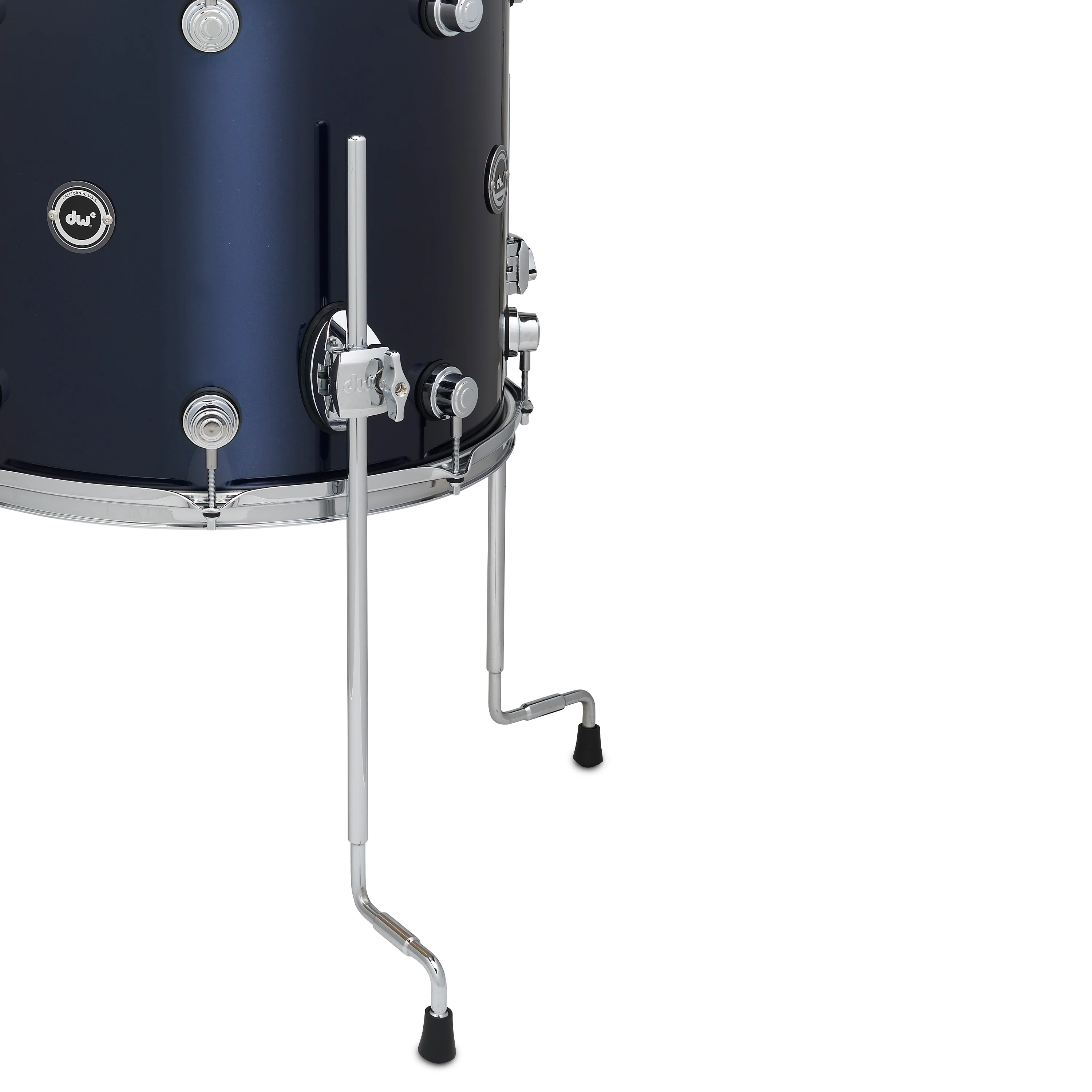 DWe 5-piece Kit Bundle with DWe Cymbals, Hardware & V51 Module - Midnight Blue Metallic - Image 6