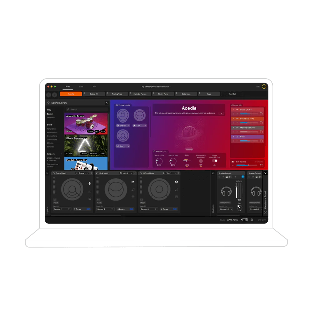 Evans Hybrid Sensory Percussion Sound System - Image 4