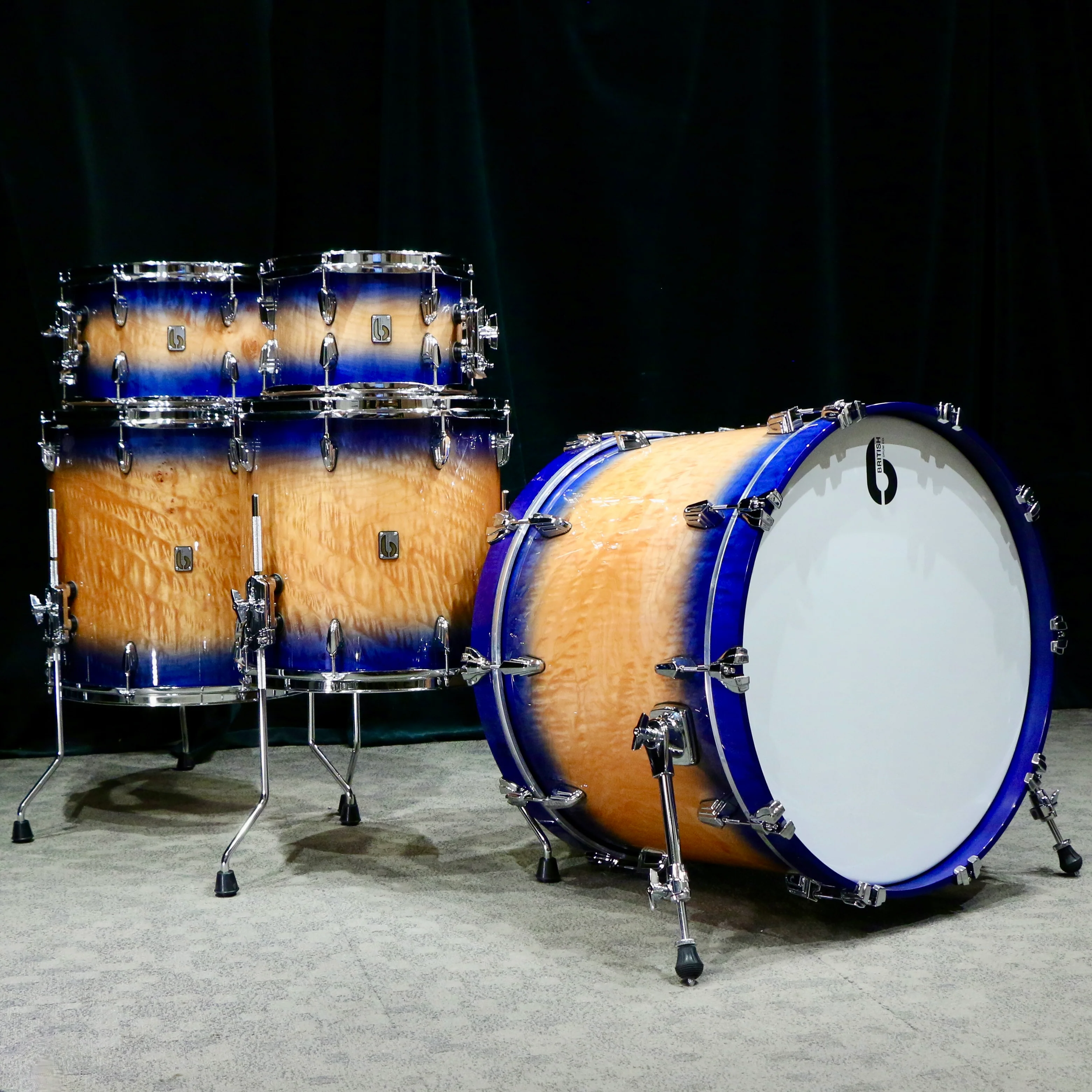 British Drum Co. Founders Reserve Drum Kit 22-10-12-14-16in - Peveril Shore