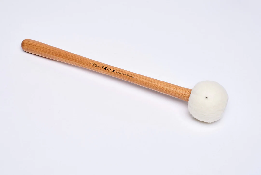 Freer Percussion BD4H Large General Bass Drum Mallet Hickory - Image 3