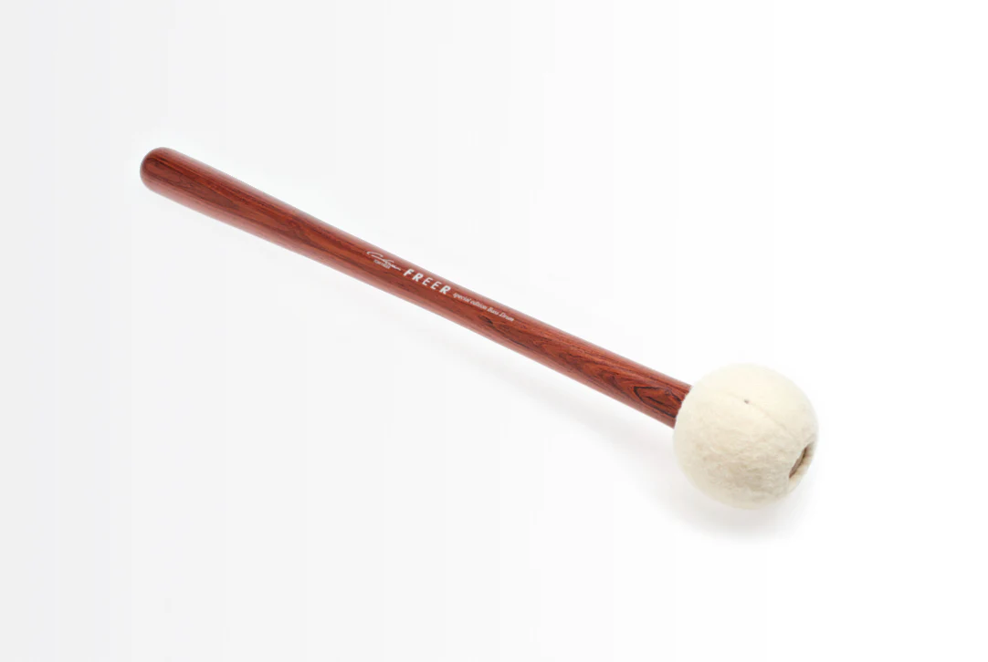 Freer Percussion BD4R Large General Bass Drum Mallet, rosewood - Image 2