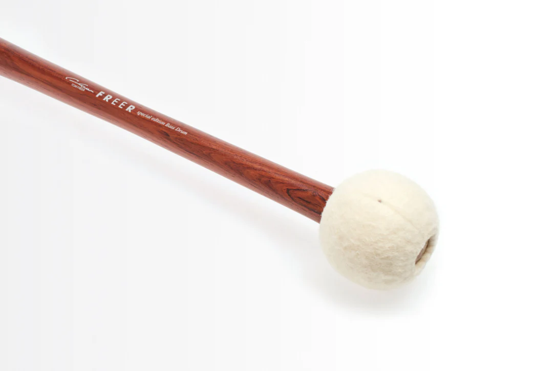 Freer Percussion BD4R Large General Bass Drum Mallet, rosewood - Image 3