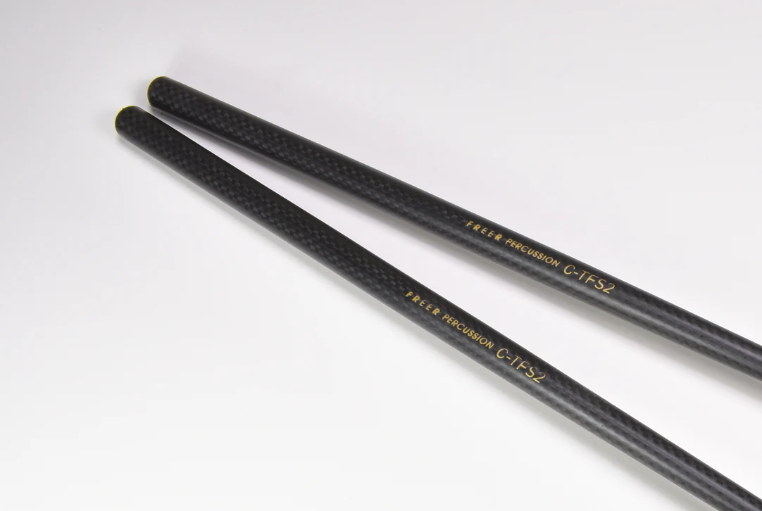 Freer Percussion C-FS2 MED-HARD Felt Core Super 2 Carbon Fiber - Image 3