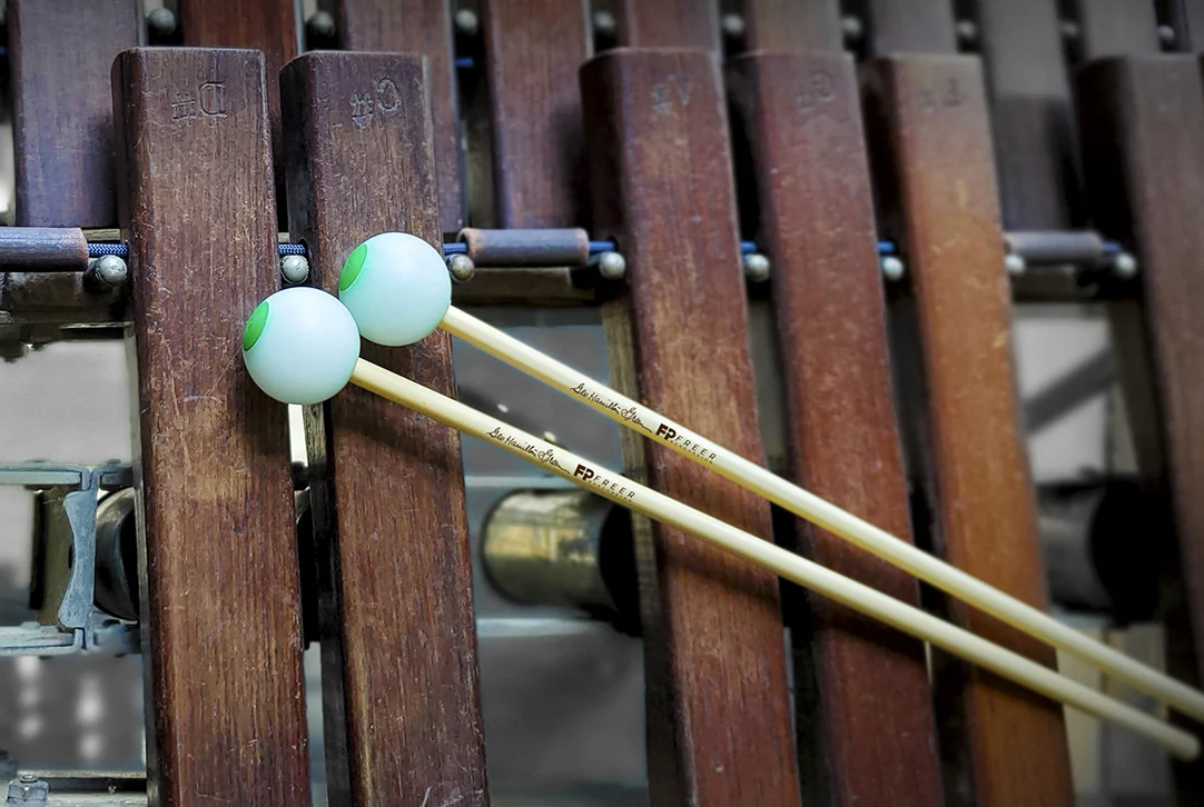 Freer Percussion GH George Hamilton Xylophone Mallets Rev 2.0, green - Image 4