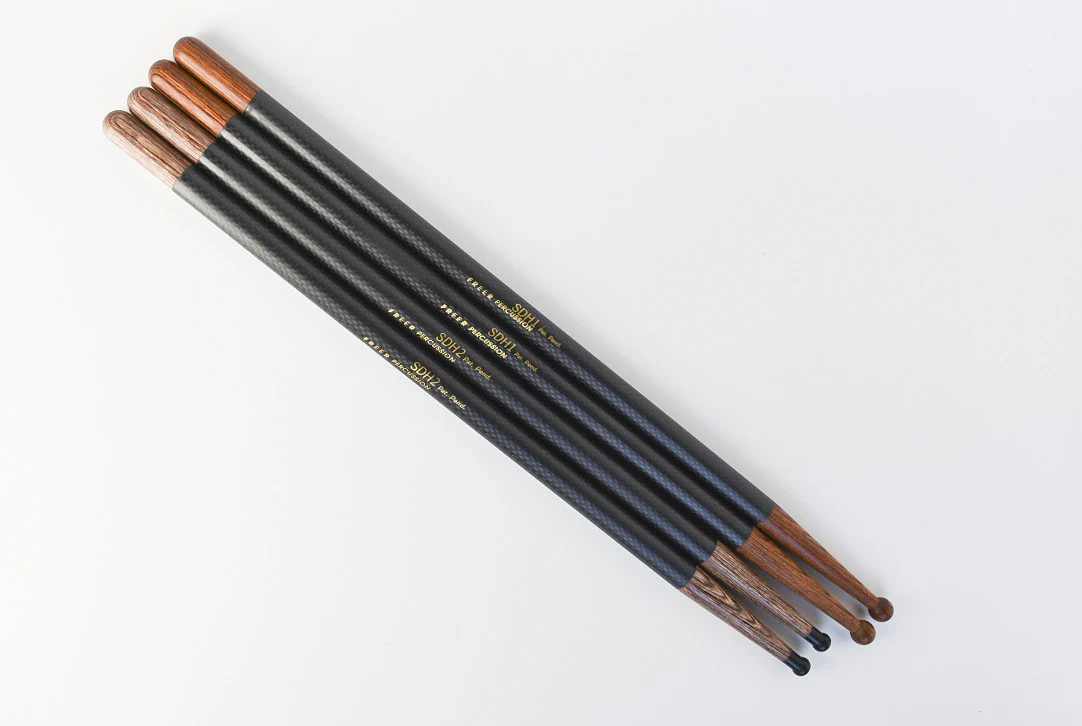 Freer Percussion SDH2 Hybrid Snare Drum Sticks With Black Nylon - Image 2