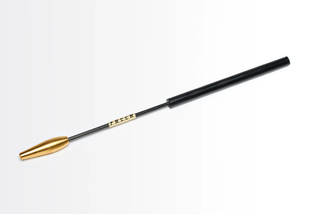 Freer Percussion TBC Carbon Fiber Shaft Triangle Beater with Brass Head - Image 2