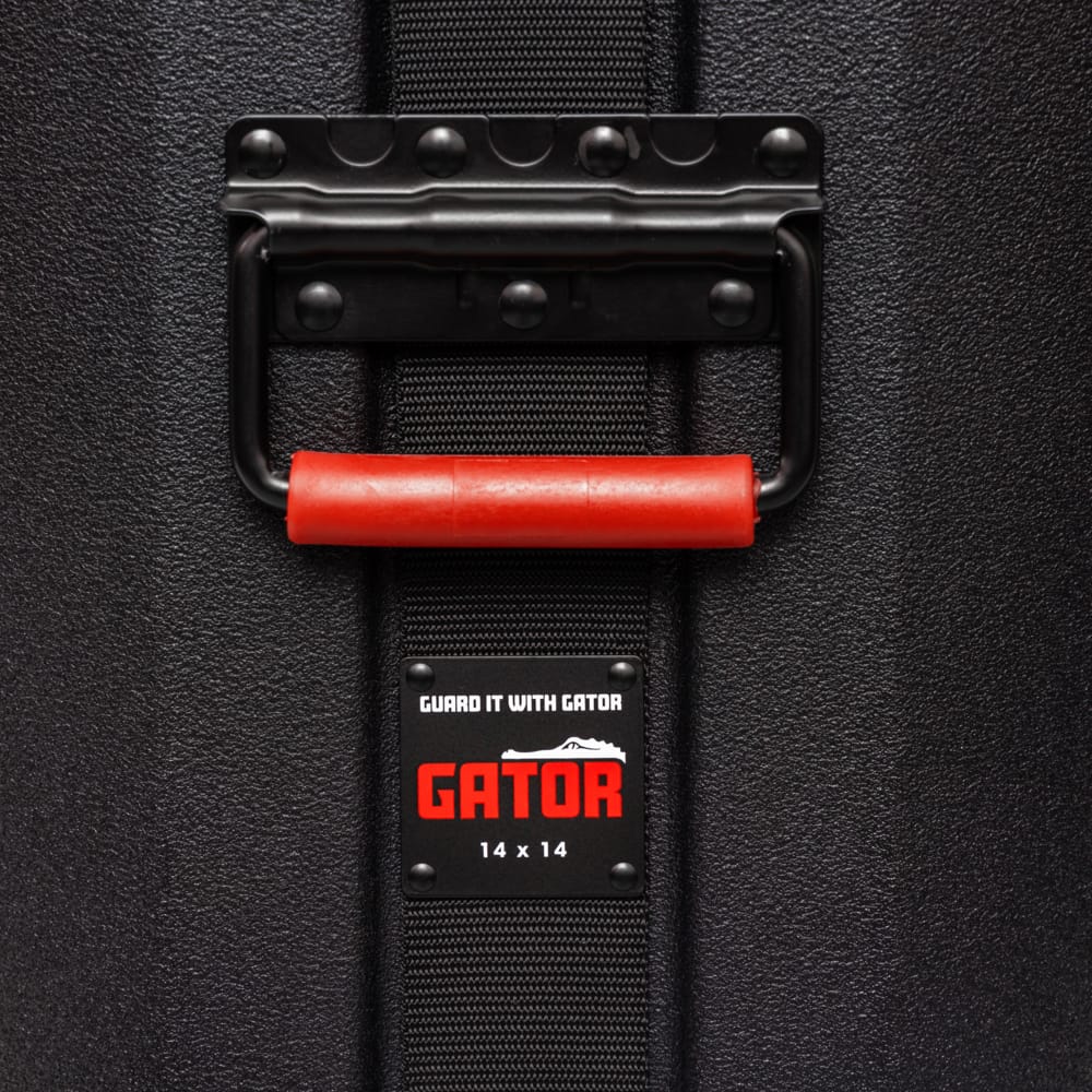 Gator Grooves Roto-Molded Floor Tom Case with Padding 14in x 14in - Image 7