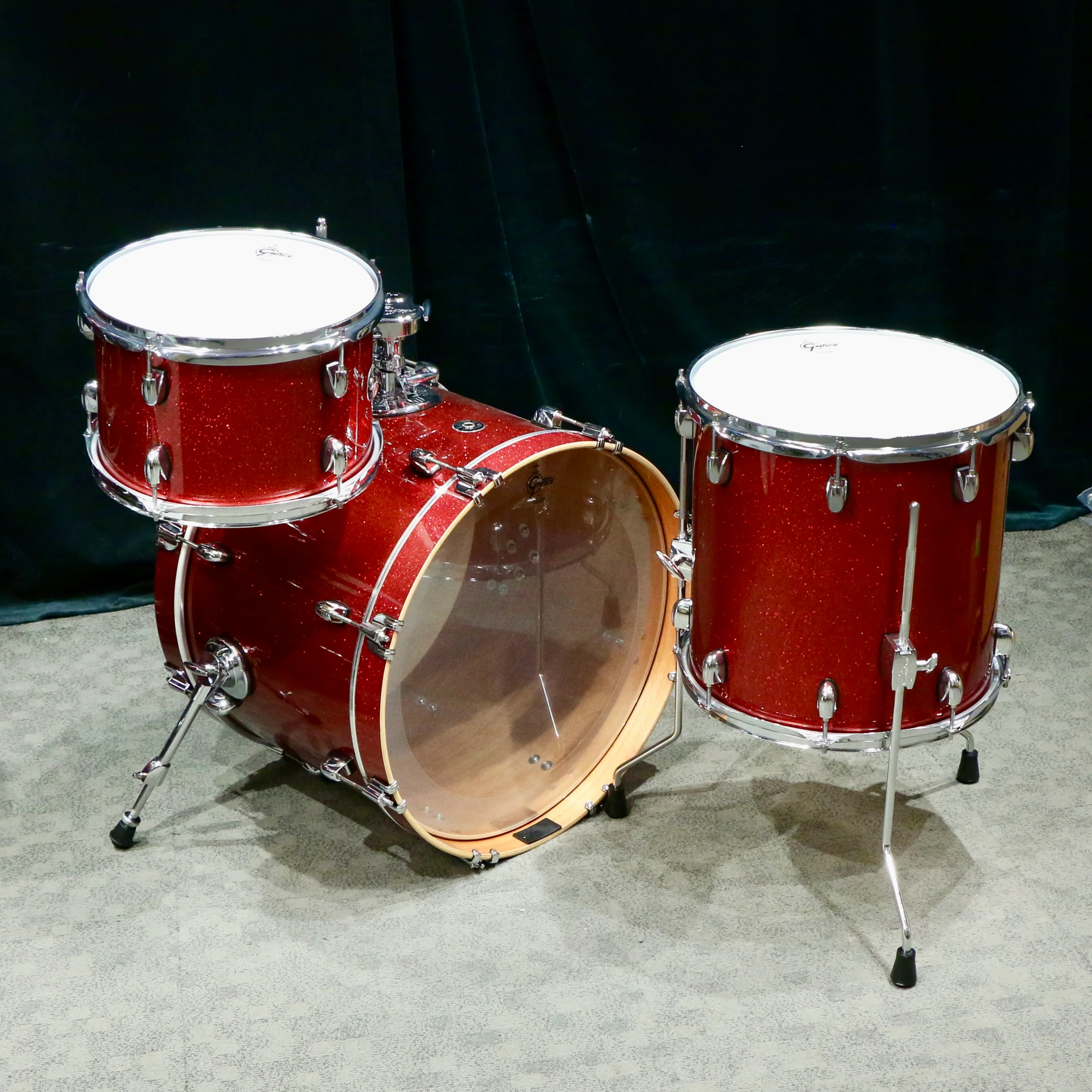 Gretsch Catalina Club Drum Kit 20-12-14in - Dark Cherry Sparkle - Image 3