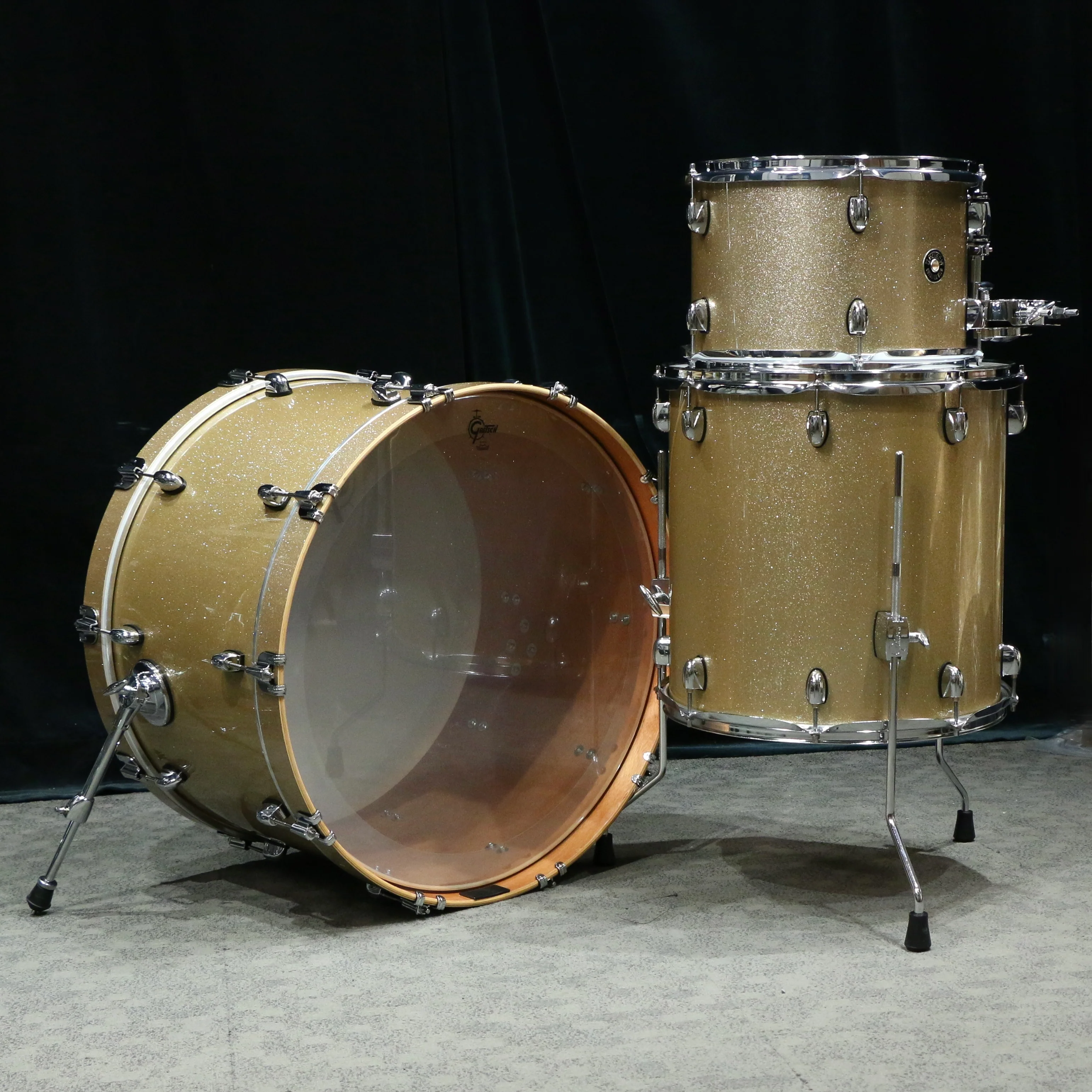 Gretsch Catalina Club Drum Kit 24-13-16in - Sahara Sparkle - Image 4