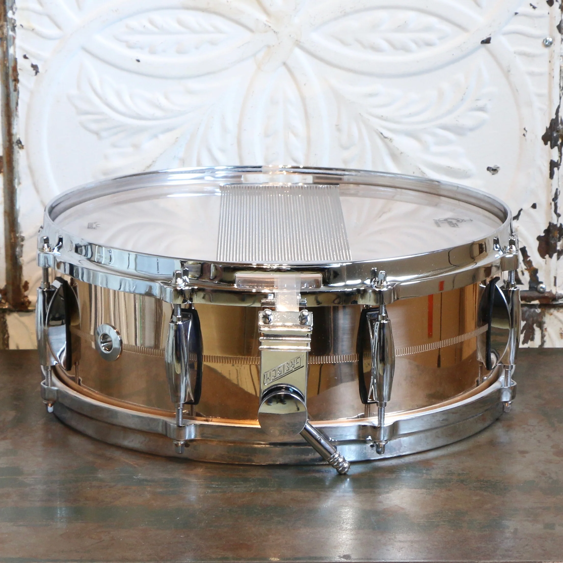 Gretsch USA Custom Bronze Snare Drum 14X5in - Image 2