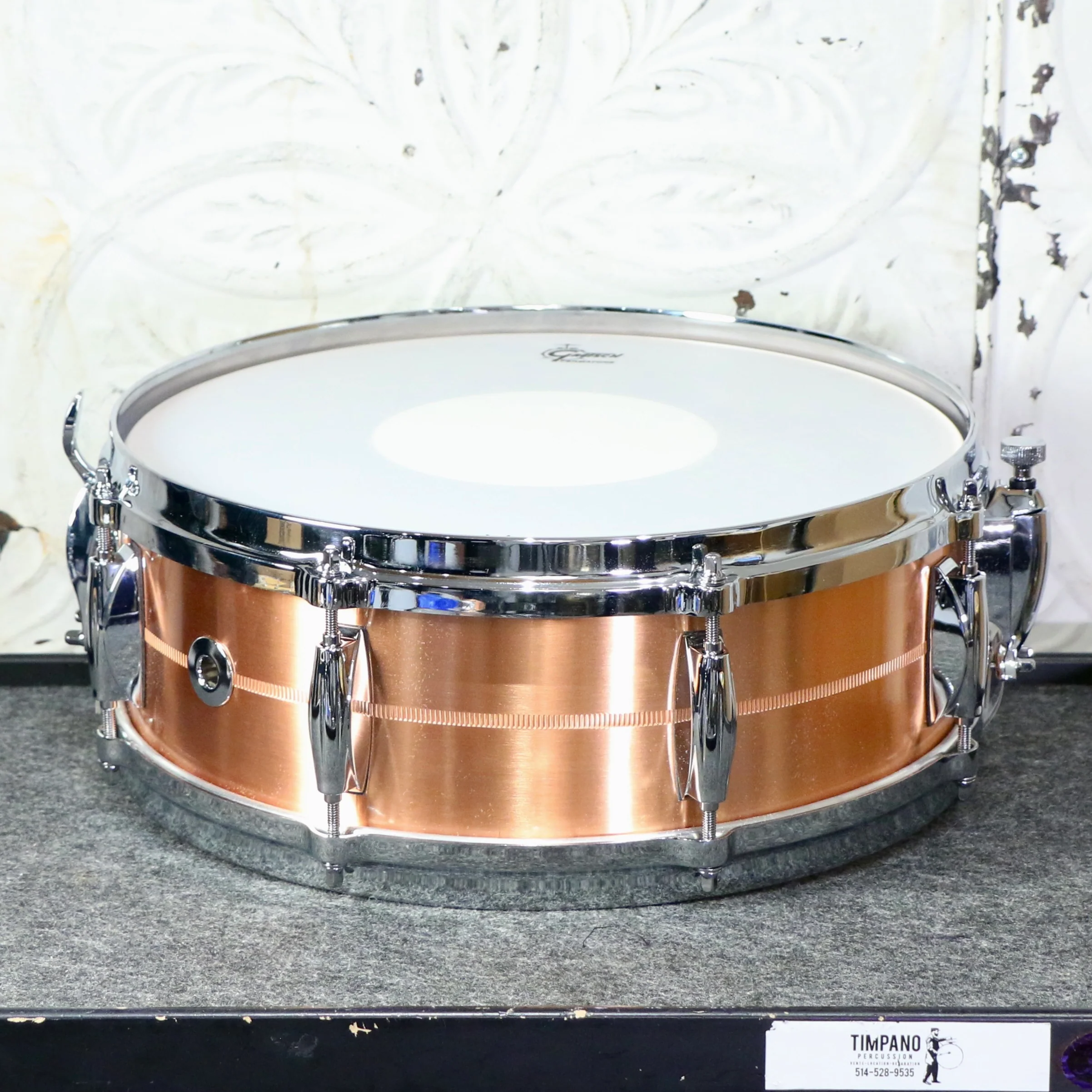Gretsch USA CUSTOM Snare Drum Copper 2mm 14X5in - Image 3