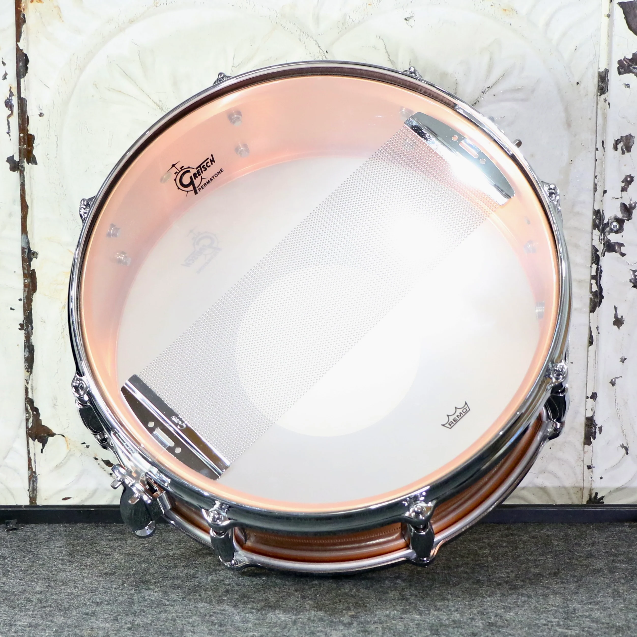 Gretsch USA CUSTOM Snare Drum Copper 2mm 14X5in - Image 4