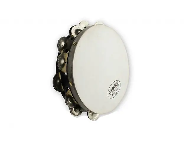 Grover German Silver Jingles Projection Plus Tambourine 10in