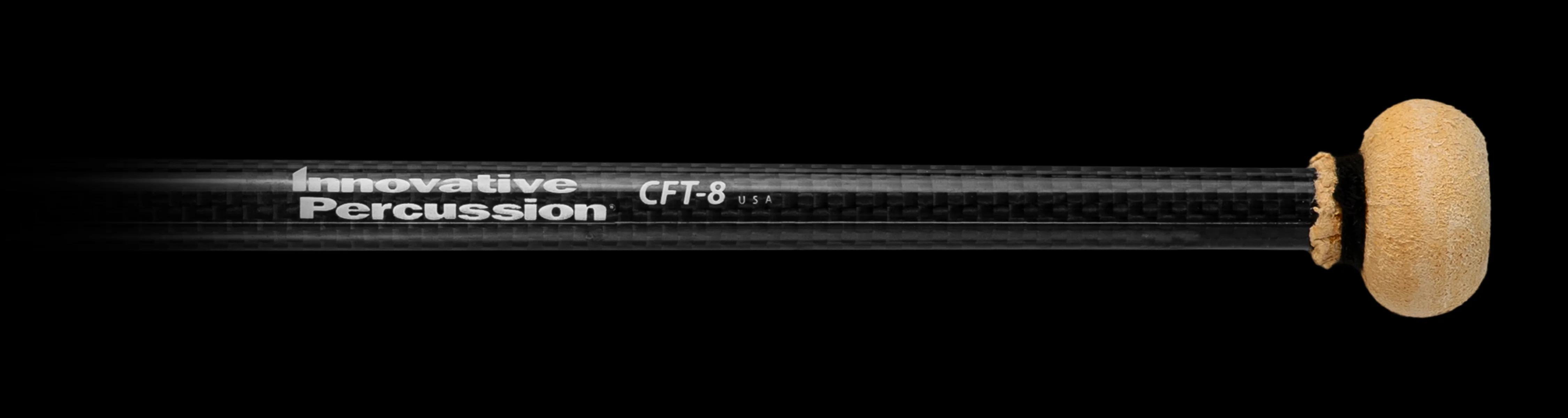 Innovative Percussion Carbon Fiber Timpani Mallet Series CFT-8 (Extra Hard Chamois)