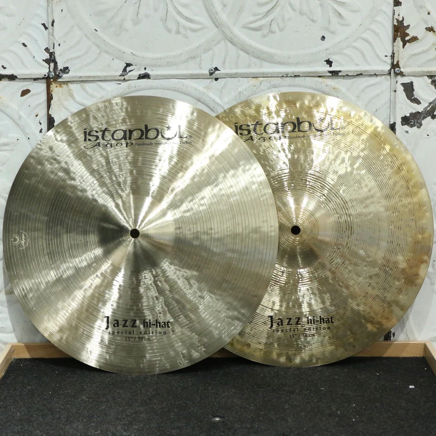 Istanbul Agop Jazz Special Edition Hi-Hat 15in (932/1108g)