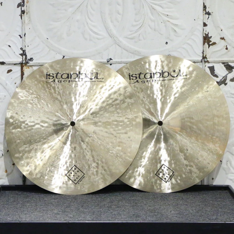Istanbul Agop Traditional Jazz Hi-Hat Cymbals 14in