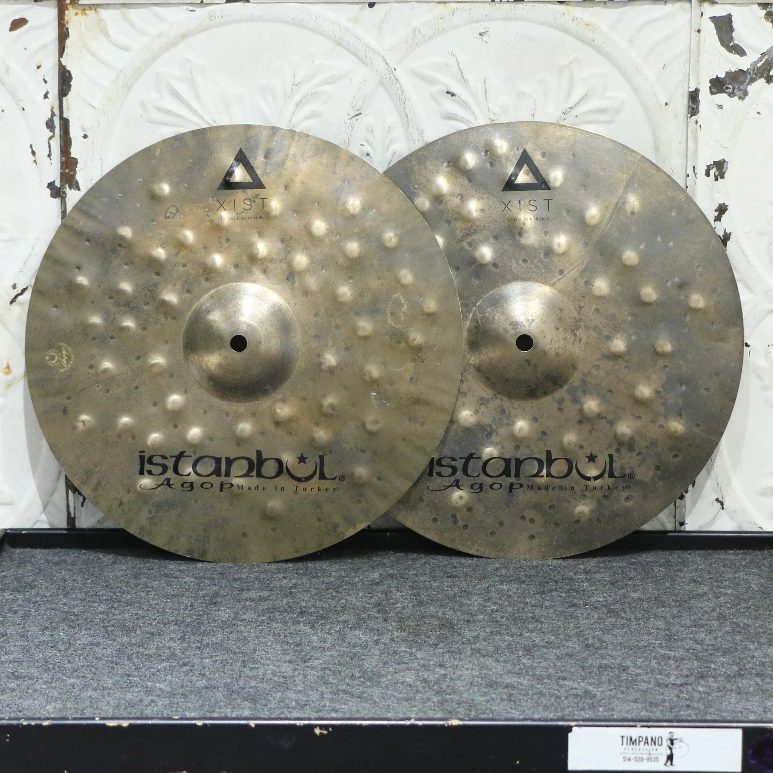 Istanbul Agop XIST Dry Dark Hi-hat Cymbals 13in (486/914g)