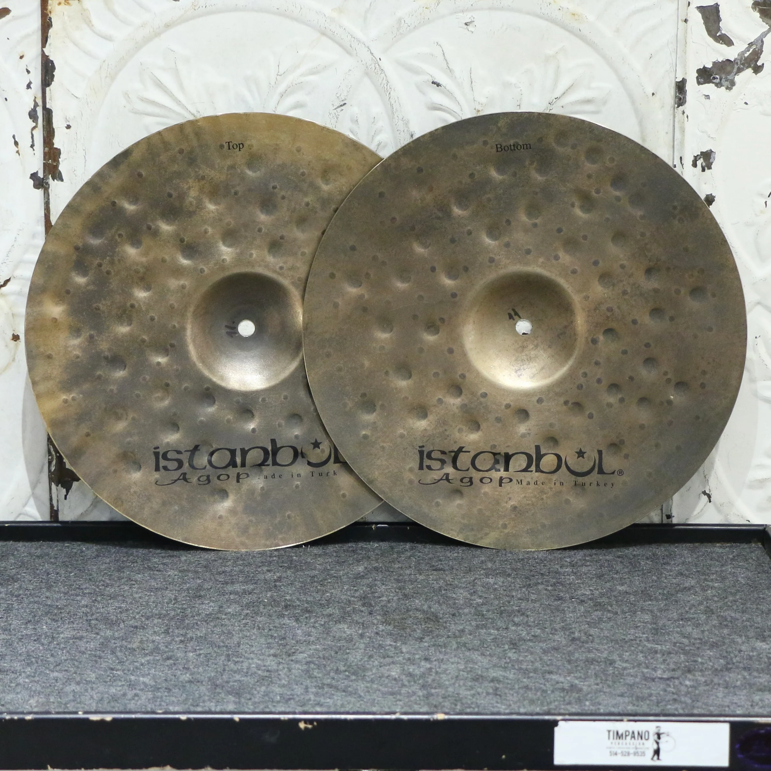 Istanbul Agop XIST Dry Dark Hi-hat Cymbals 13in (486/914g) - Image 2