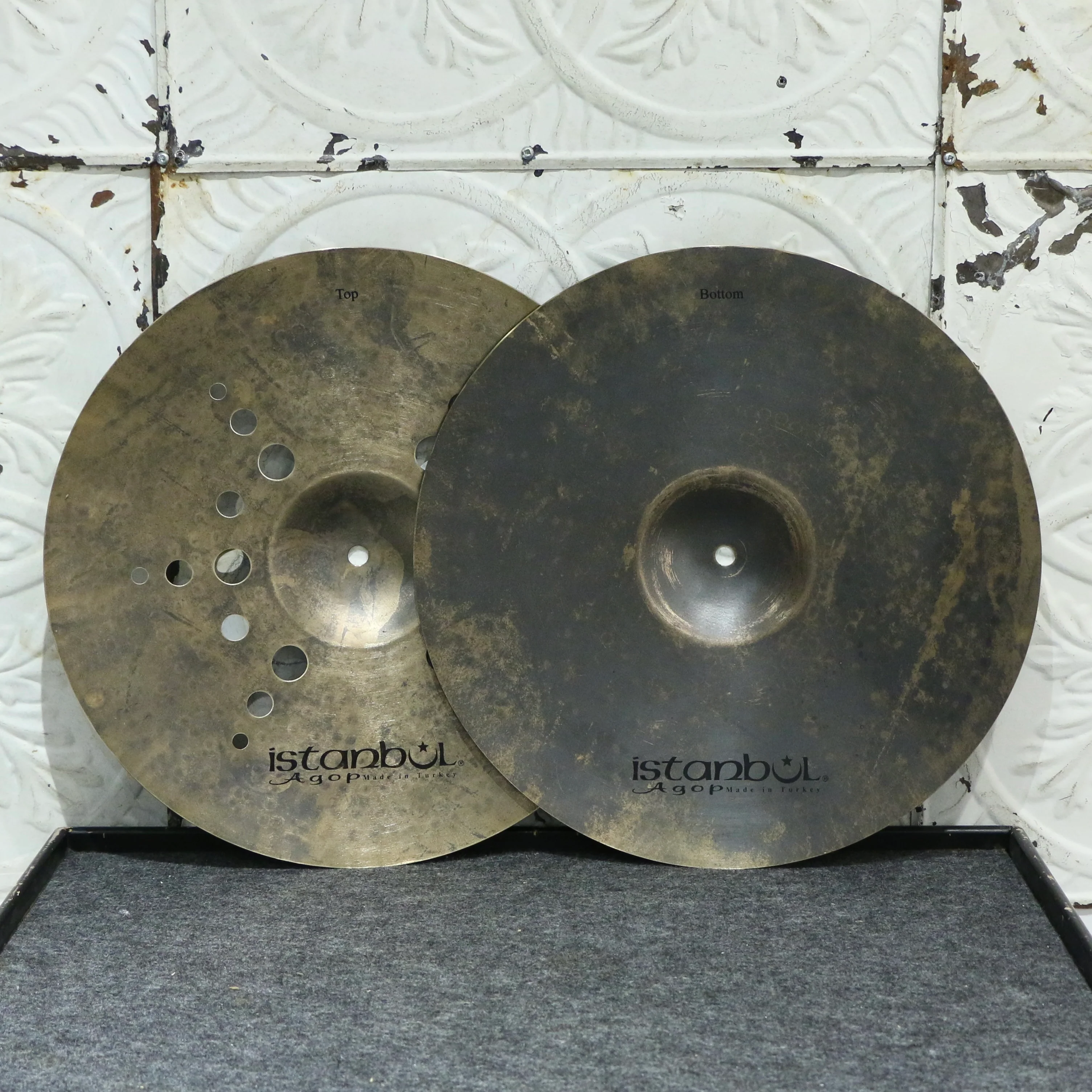 Istanbul Agop XIST Ion Dark Hi-hat Cymbals 15in (914/1024g) - Image 2