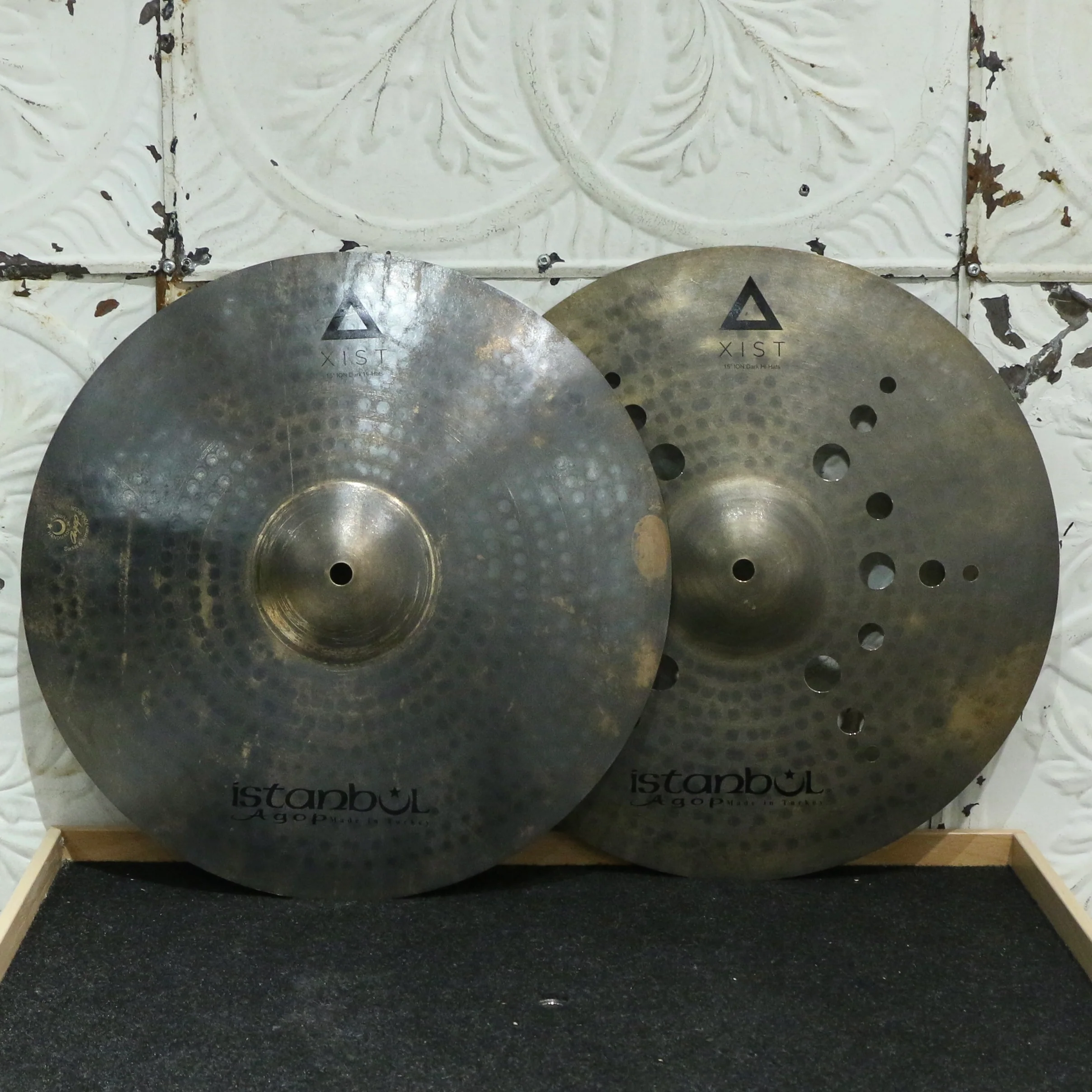 Istanbul Agop XIST Ion Dark Hi-hat Cymbals 15in (868/1090g)