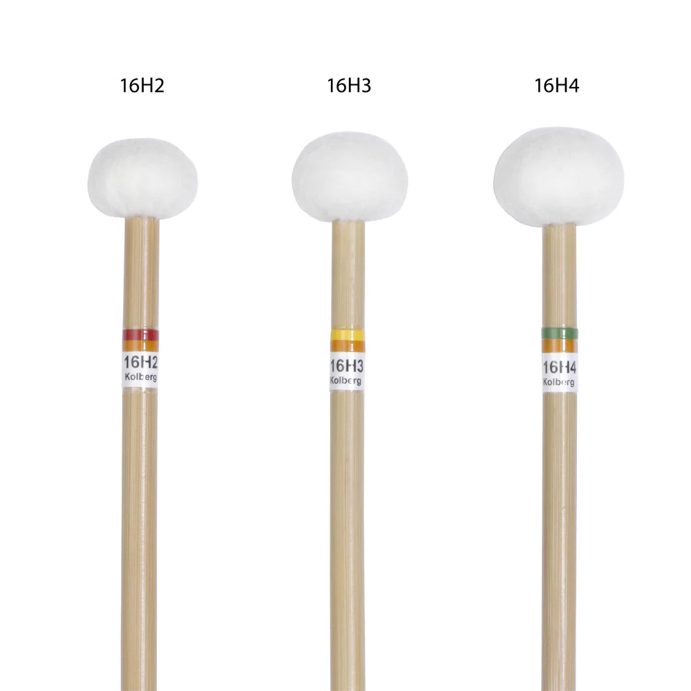 Kolberg 16H4 Wool Felt Rossmann Timpani Mallets Ø 16 mm - Image 2