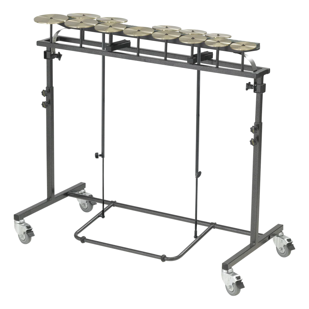 Kolberg 2370CRD c6-c7 octave crotales and stand with damper