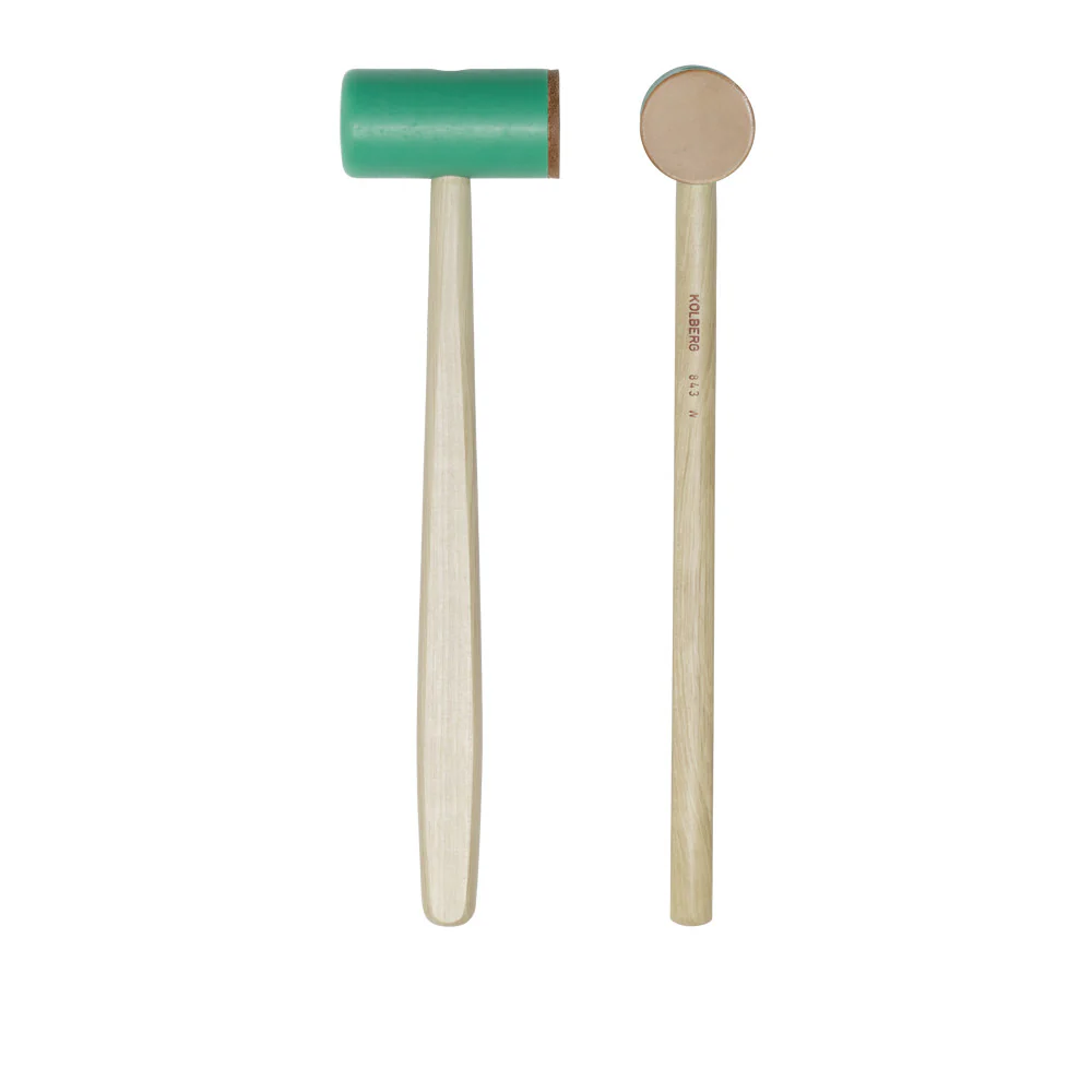 Kolberg 843W Tubular Bell Hammers soft plastic & leather, small