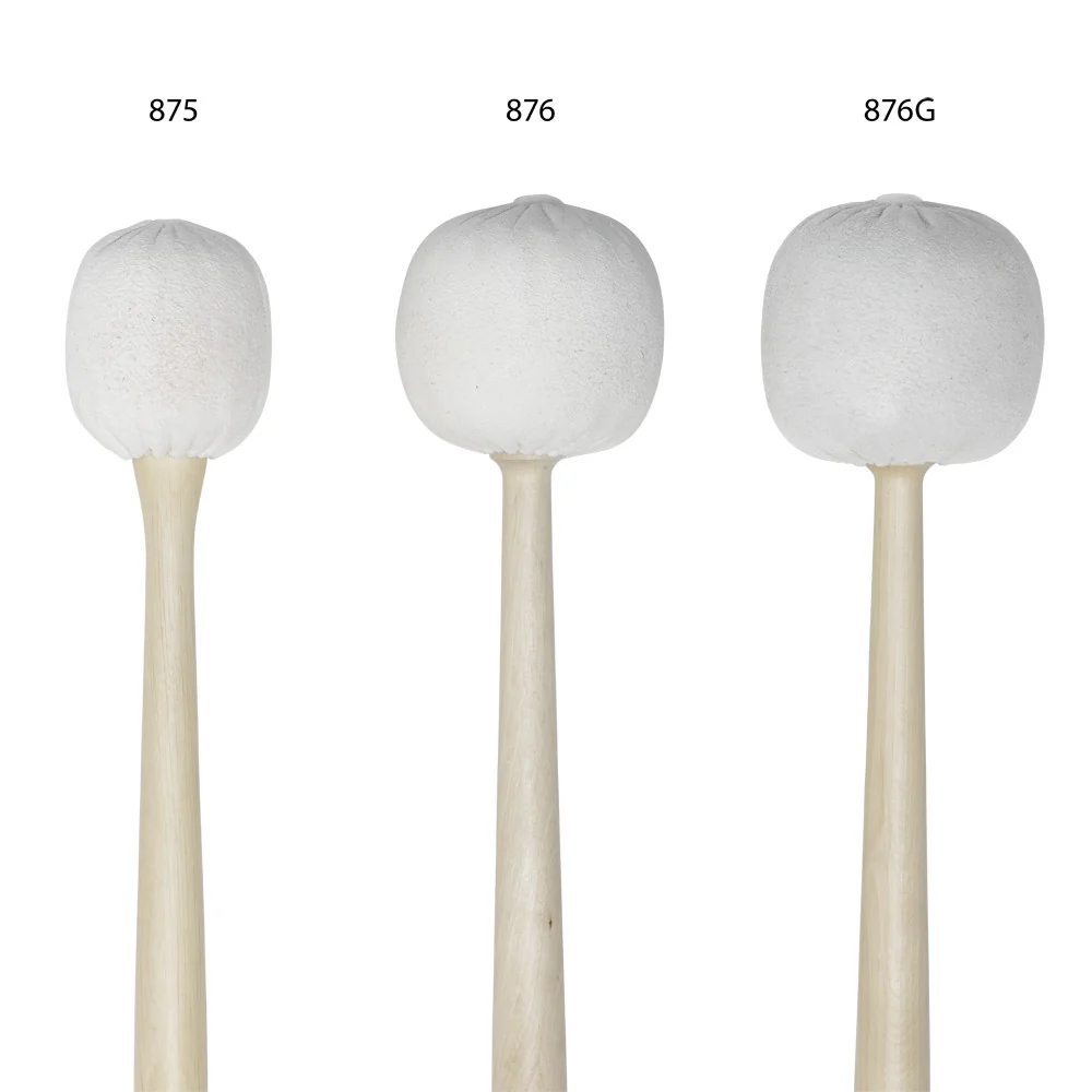 Kolberg 876G Bass Drum Mallet, Suede - Image 3