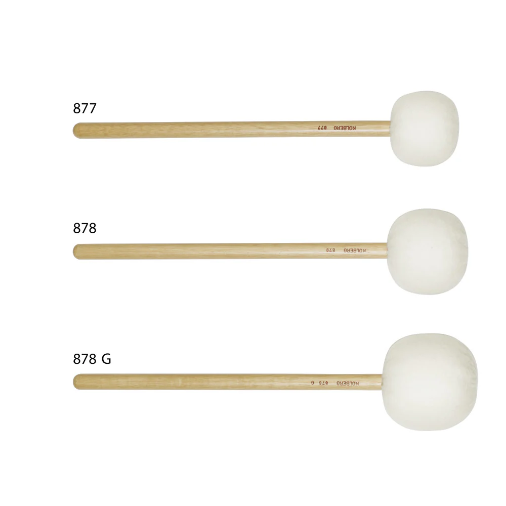 Kolberg 878G Bass Drum Roller Mallets, extra large - Image 2