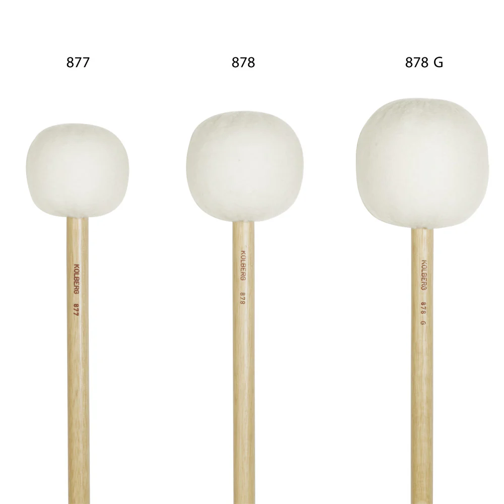 Kolberg 878G Bass Drum Roller Mallets, extra large - Image 3