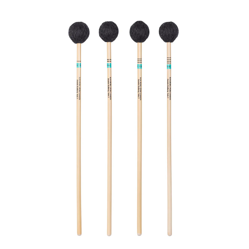Kolberg R708 marimba mallets Jasmin Kolberg Solo 3 green set of 4 rattan - Image 2