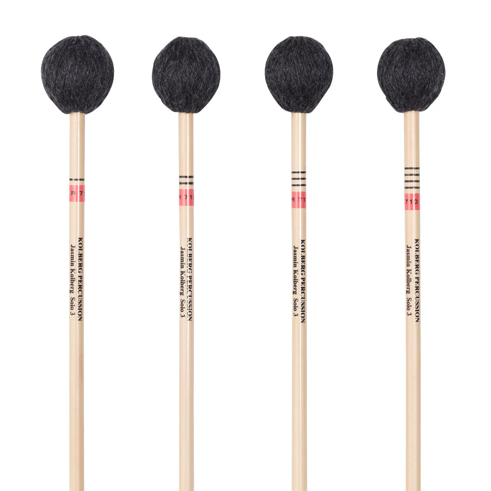 Kolberg R710 marimba mallets Jasmin Kolberg Solo 3 red set of 4 rattan