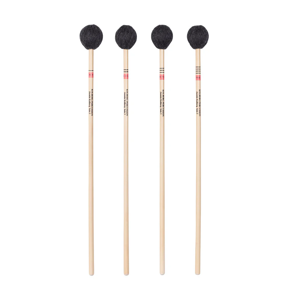 Kolberg R710 marimba mallets Jasmin Kolberg Solo 3 red set of 4 rattan - Image 2