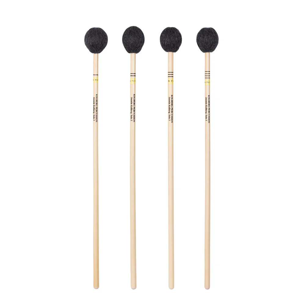 Kolberg R711 marimba mallets Jasmin Kolberg Solo 3 yellow set of 4 rattan - Image 2
