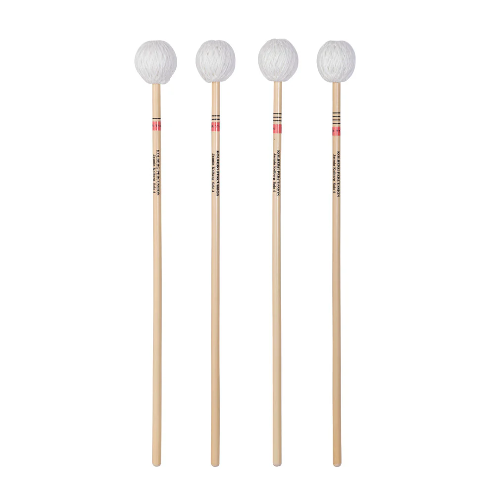 Kolberg R714 marimba mallets Jasmin Kolberg Solo 4 red set of 4 rattan - Image 2