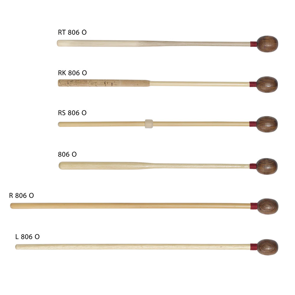 Kolberg R806O Xylophone Mallet Rosewood Oval straight rattan - Image 2
