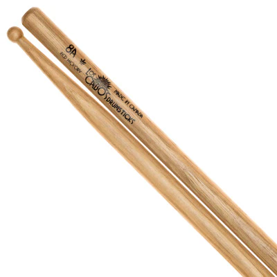 Los Cabos 8A Drum Sticks - Red Hickory