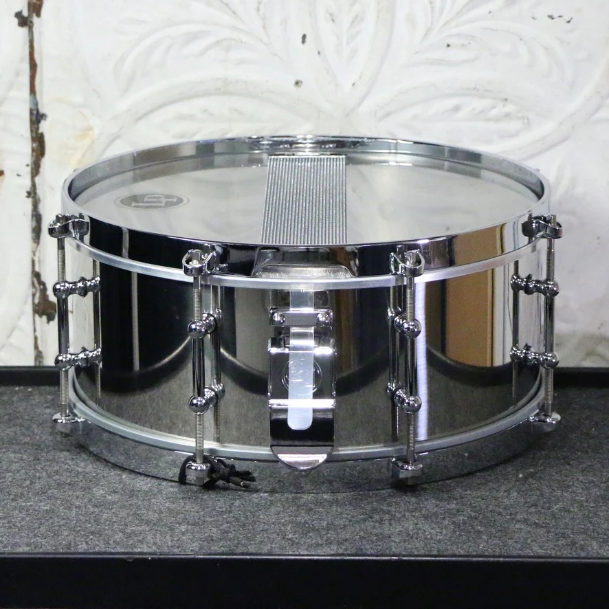 LP Salsa Steel Snare Drum 13X5.5in - Image 2