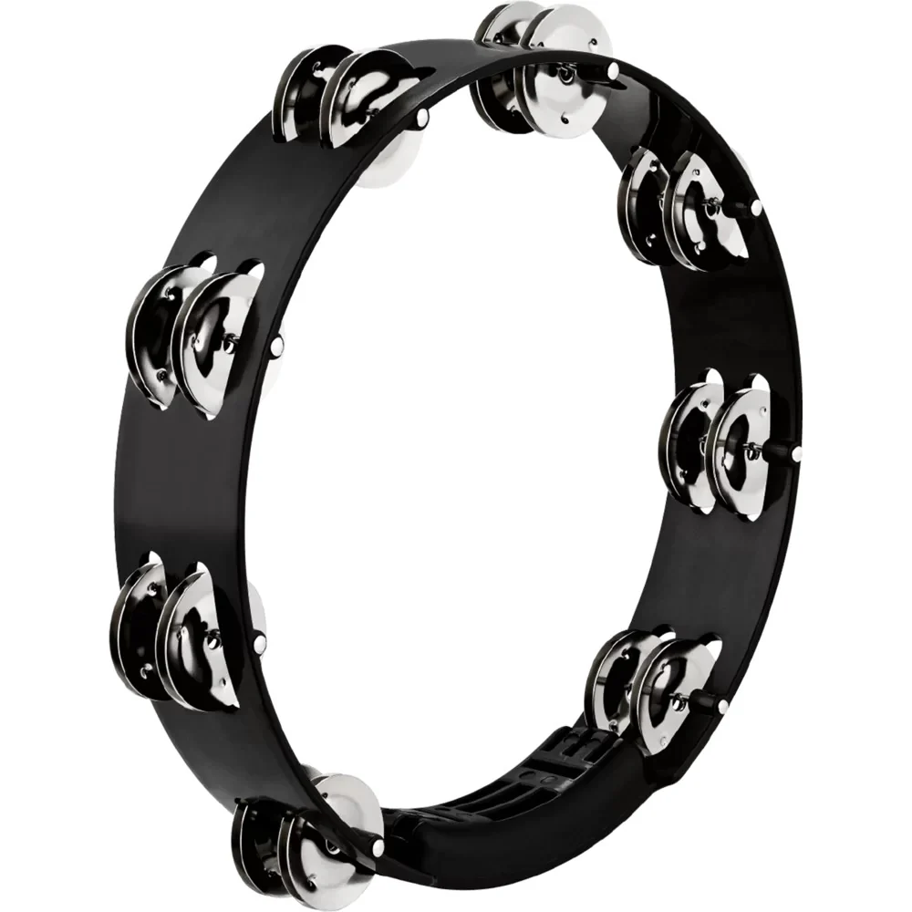 Meinl 2 rows Tour tambourine stainless steel jingles 10" - Image 3