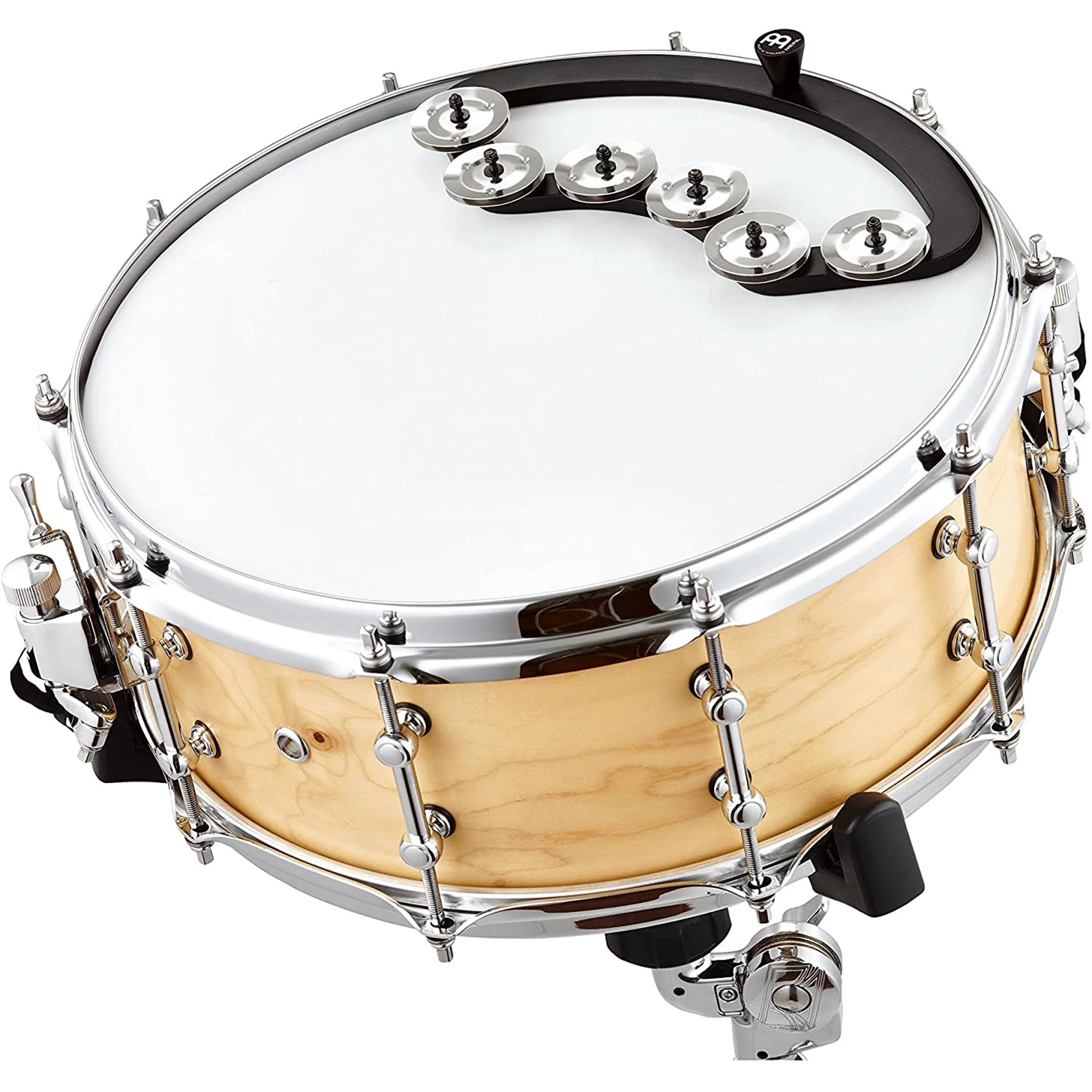 Meinl Backbeat Tambourine Stainless Steel Jingles - Image 2