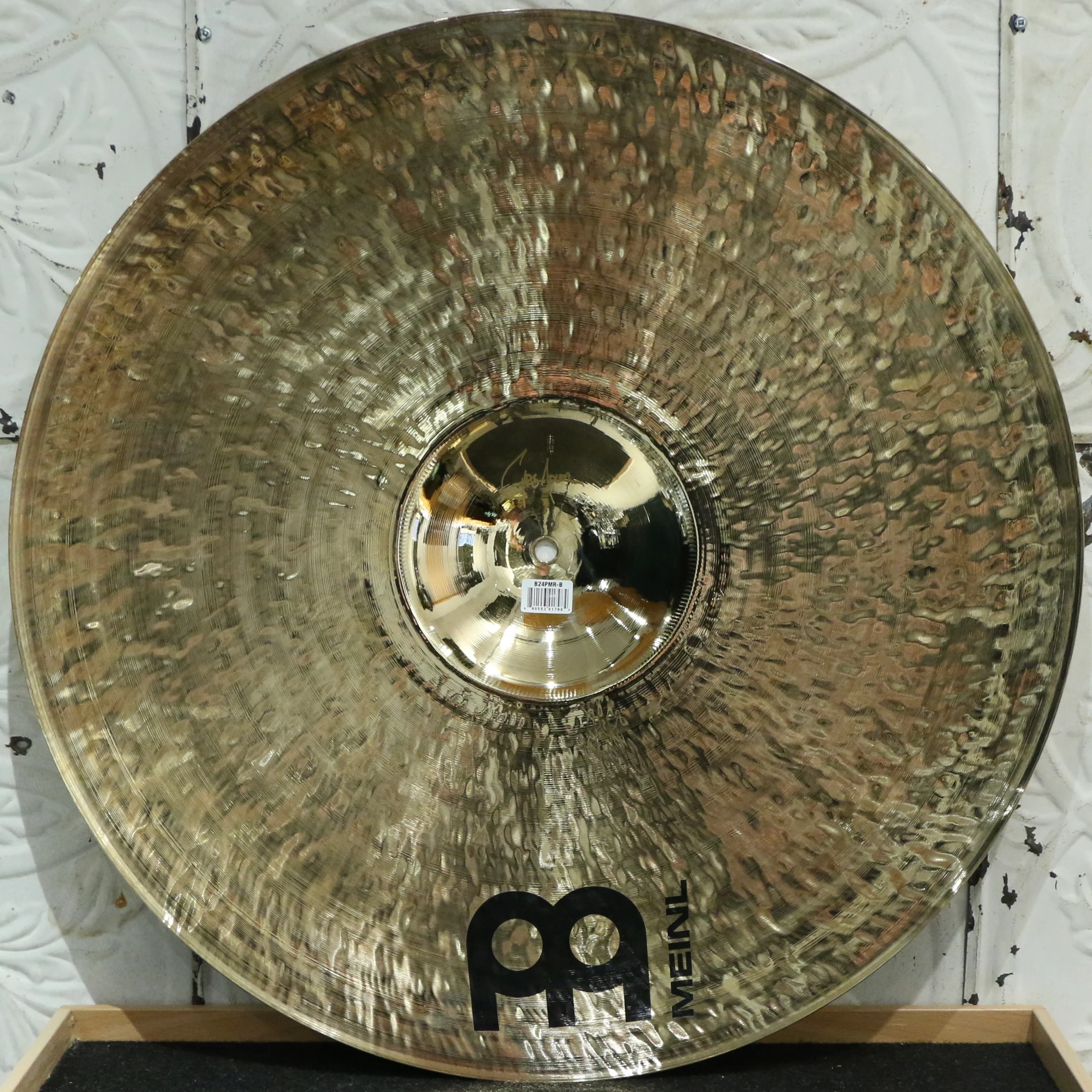 Meinl Byzance Brilliant Pure Metal Ride Cymbal 24in (4776g) - Image 2