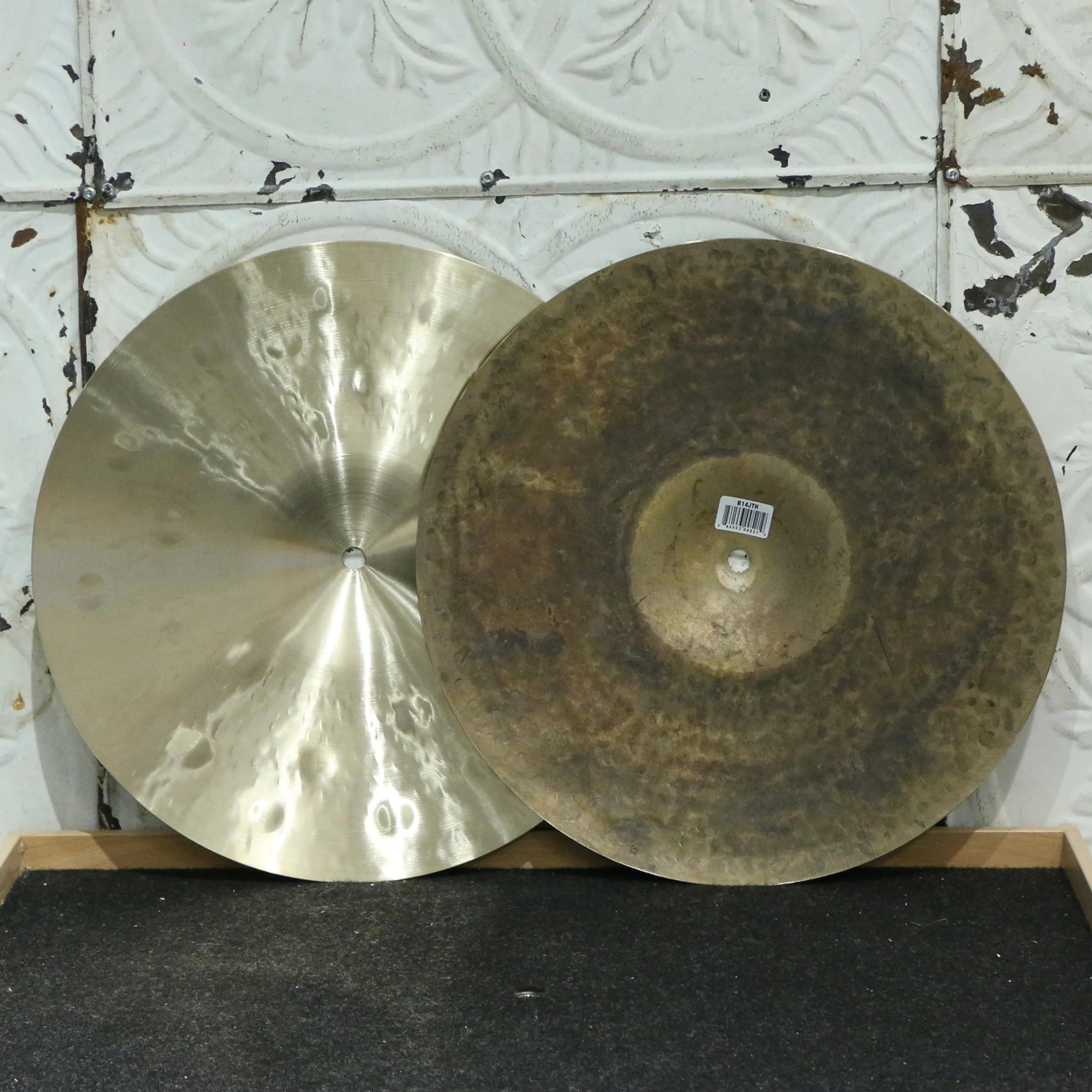 Meinl Byzance Jazz Thin Hi-Hat Cymbals 14in (794/1006g) - Image 2