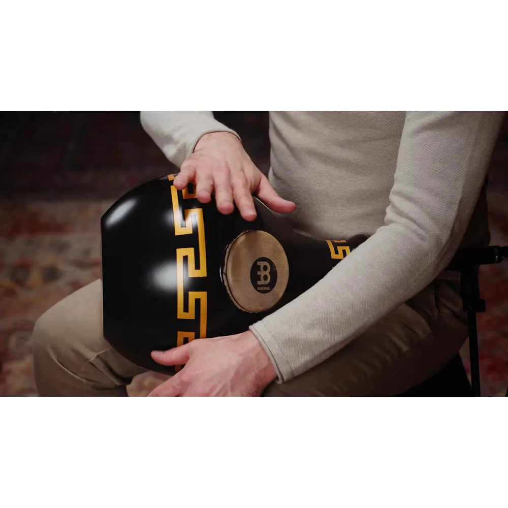 Meinl Premium Fiberglass Udu - Gold Ornament (large) - Image 2