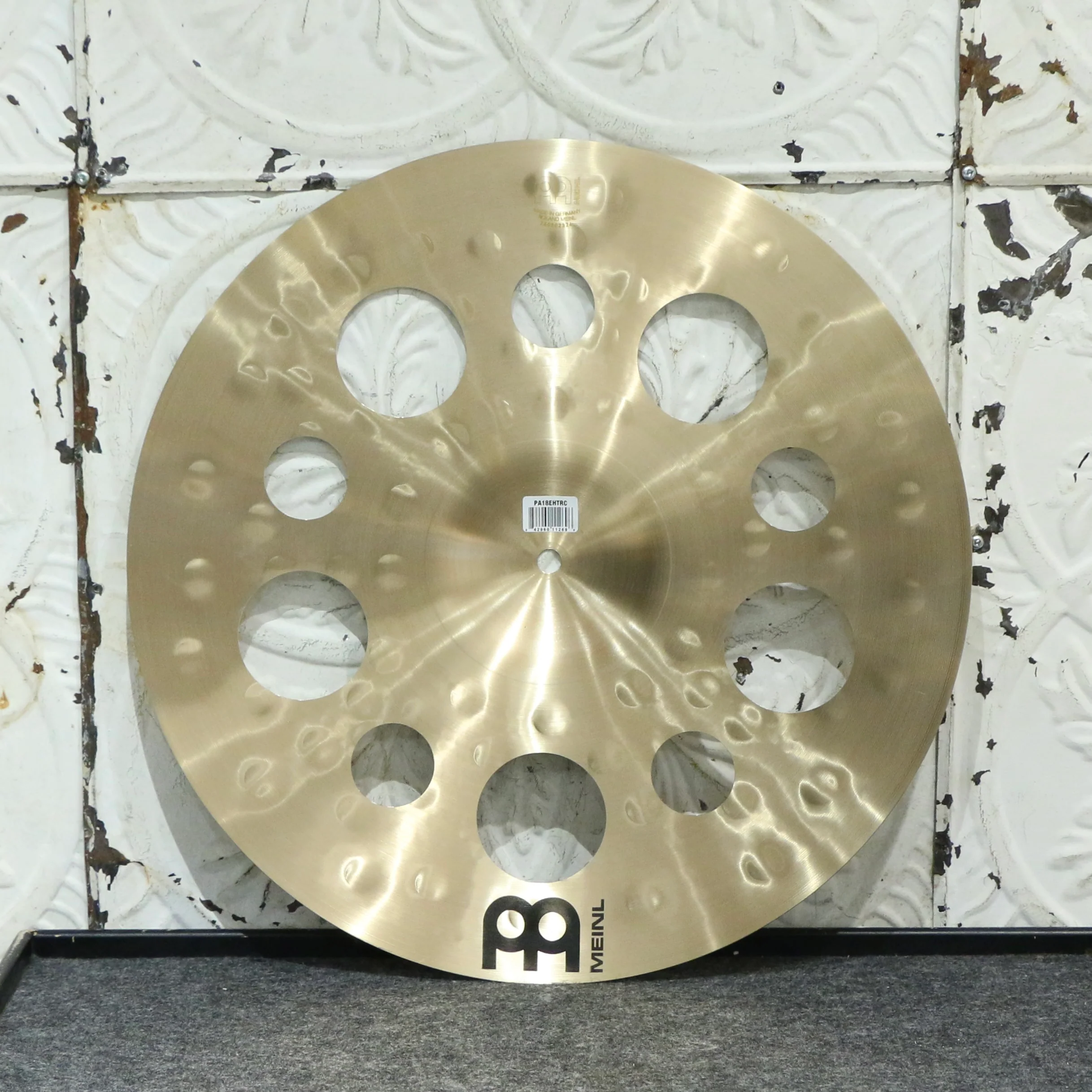 Meinl Pure Alloy Extra Hammered Trash Crash Cymbal 18in (1029g) - Image 2