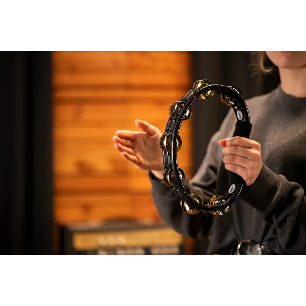 Meinl Recording-Combo Hand Held ABS Tambourine Black Mixed nicke - Image 4